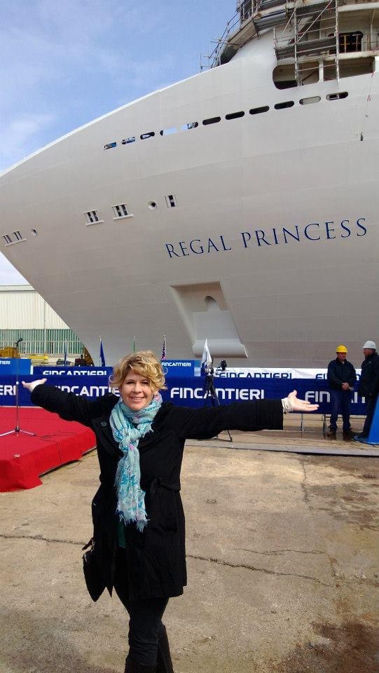 Regal Princess Cruise Ship Float Out Ceremony
