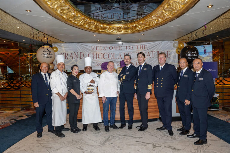 Holland America Line Hosts Chocolate Afternoon Tea with Jacques Torres During Rare Grand Voyage Meetup in Sydney